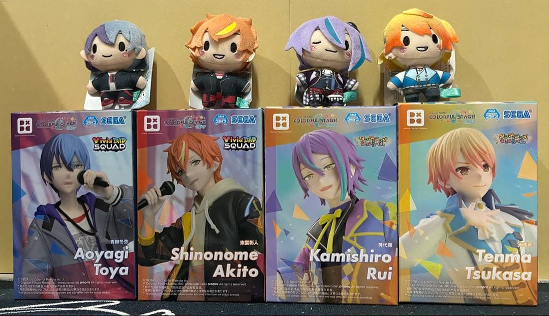 プロセカ 神高男子 フィギュア マスコット 4種8体セット