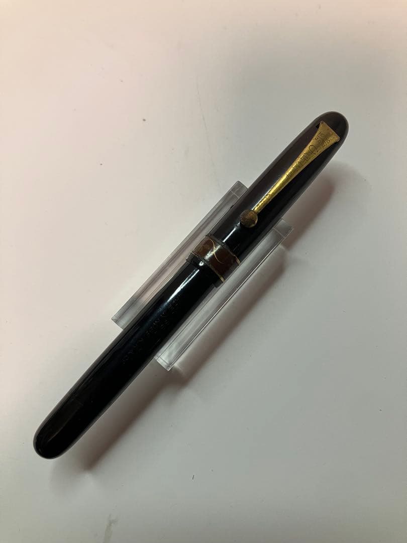 レア　丸金　MARUKIN　万年筆　F　キャップリング蒔絵　ラッカーバンド