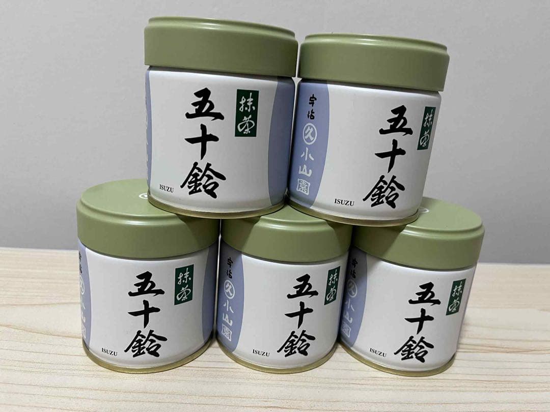 丸久小山園　五十鈴抹茶 40g X5缶