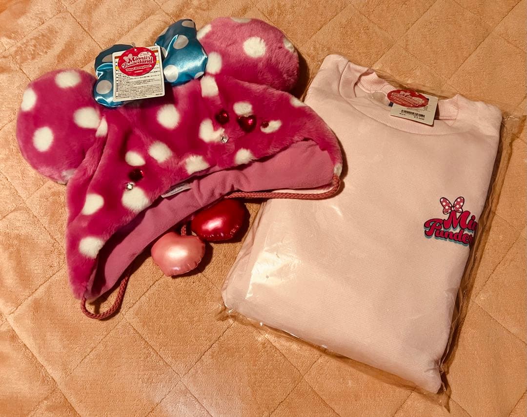 ミニー@ファンダーランド　トレーナー　ファンキャップ