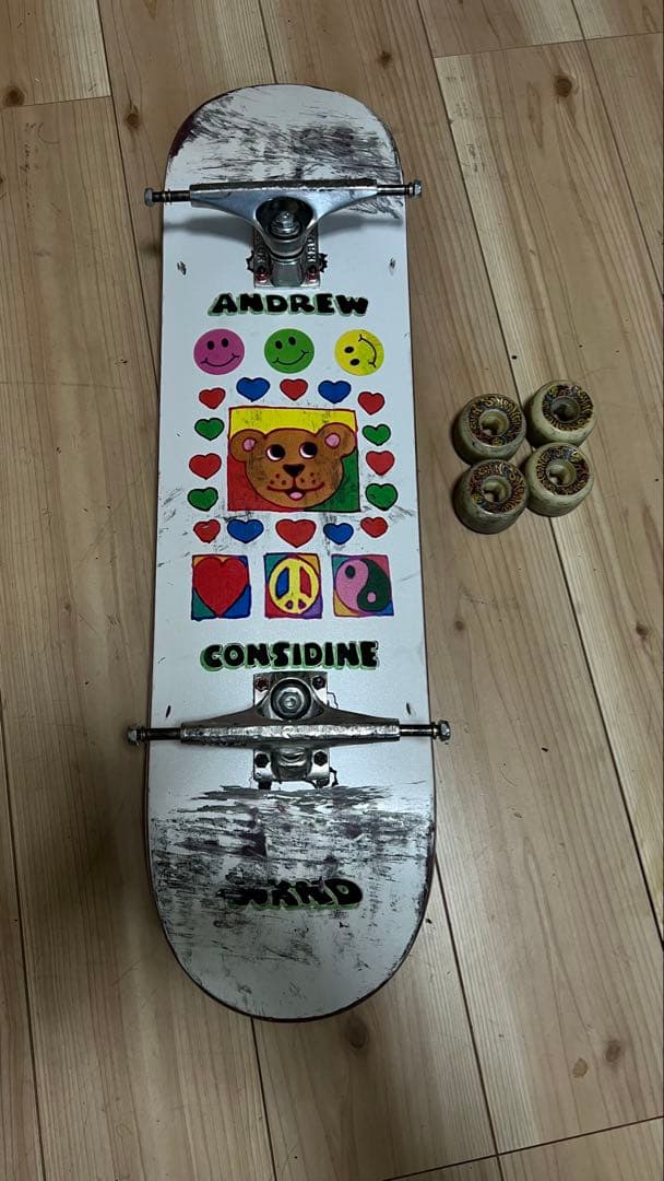 wkndデッキ、トラック、ウィール セット(バラ売り不可)