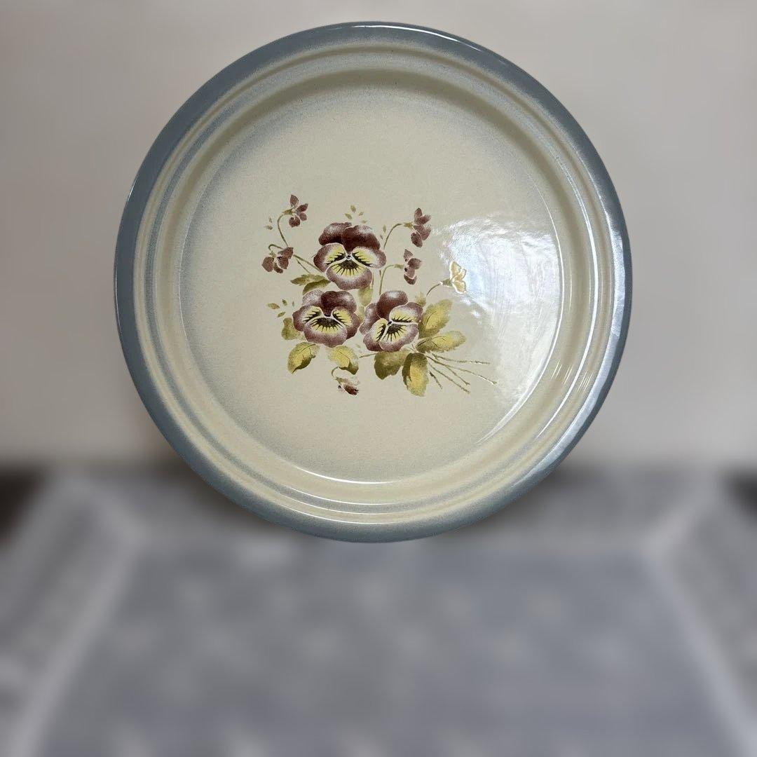 イマン　パンジー　ホーロー