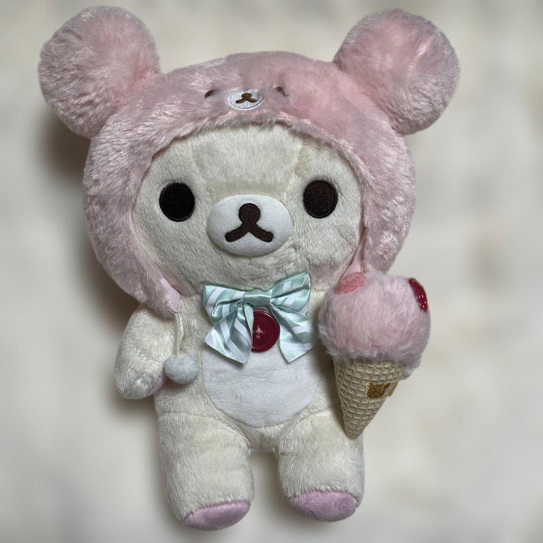 コリラックマ -ハッピーアイスクリームぬいぐるみ(M)