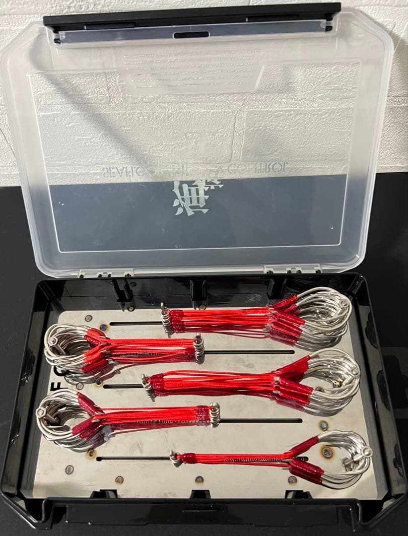 海底制圧フックストッカー　自作アシストフック30本付き　シーフロアコントロール