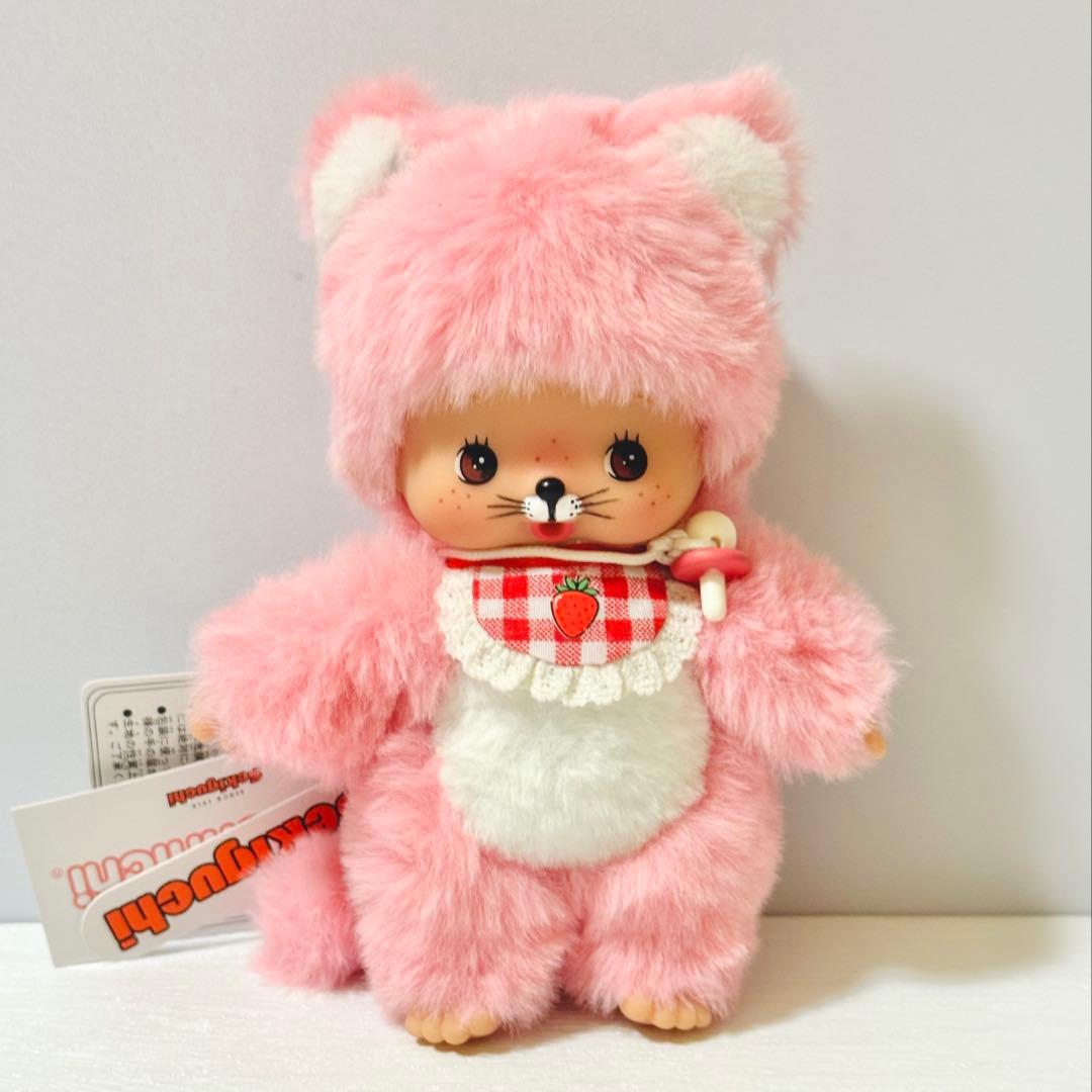 モンチッチ ベビチッチS カスタム ピンク猫 ぬいぐるみ 【一点限り】