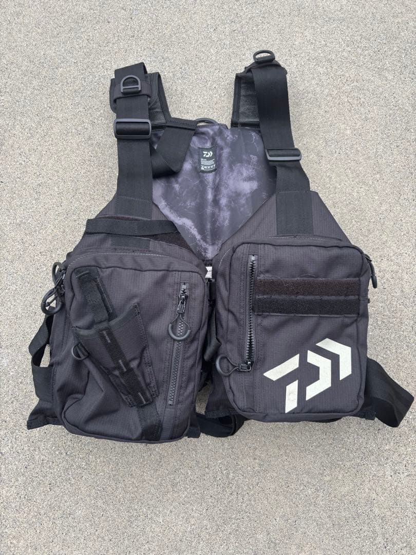 Daiwa フィッシング用ライフジャケット ブラック