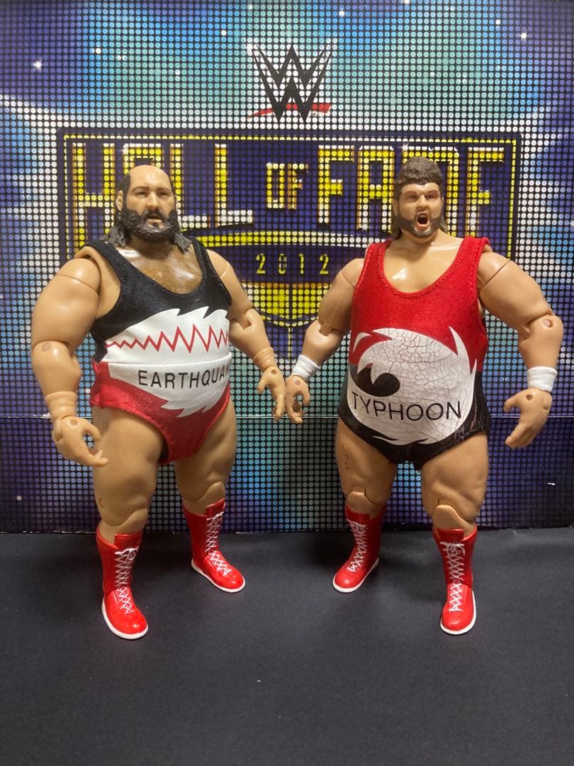 WWE フィギュア　プロレス　ナチュラル・ディザスターズ WWF