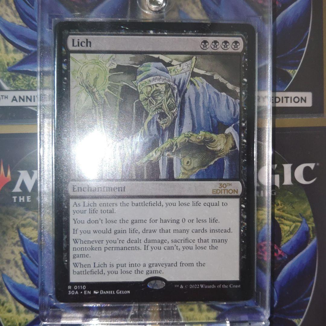 マジック：ザ・ギャザリング Lich mtg 30th anniversary edition