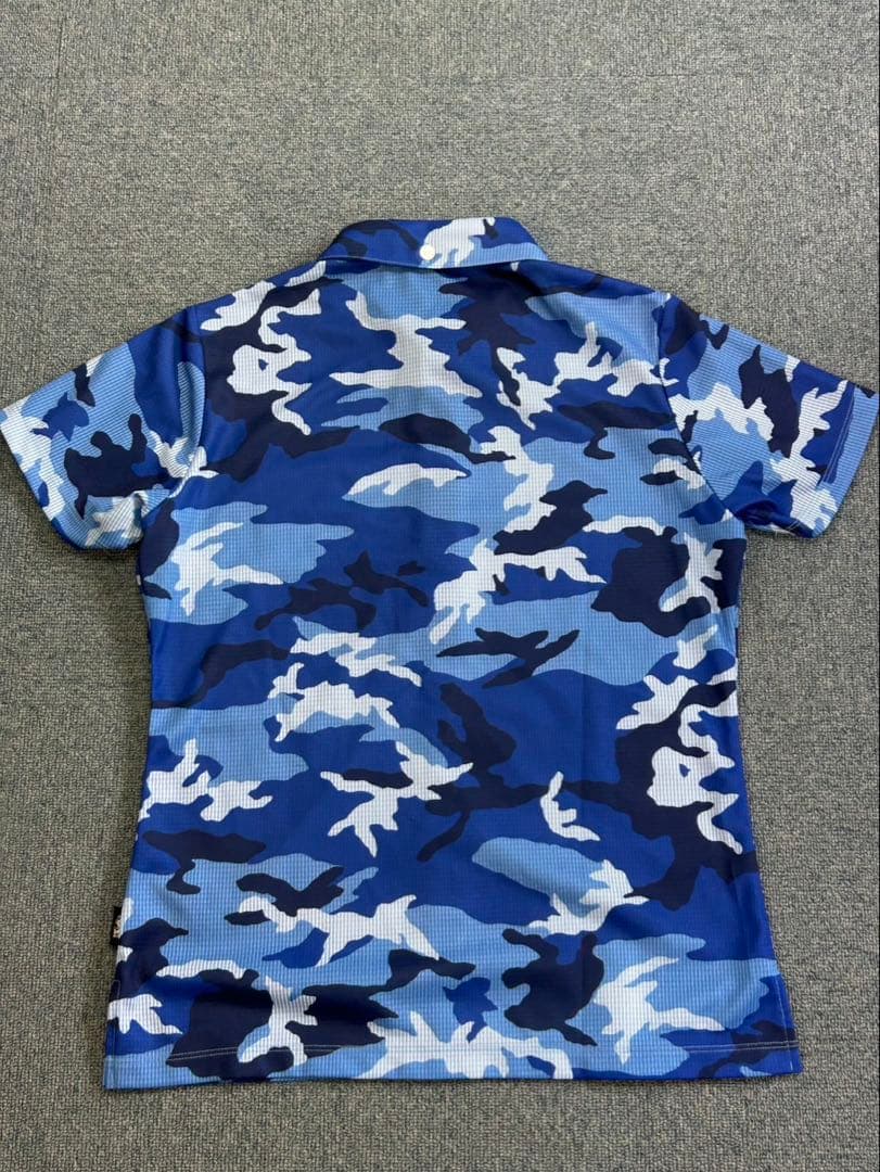 ダンスウィズドラゴン　レーディス　ウエア　スカートパンツ　ブルー迷彩柄　セットM