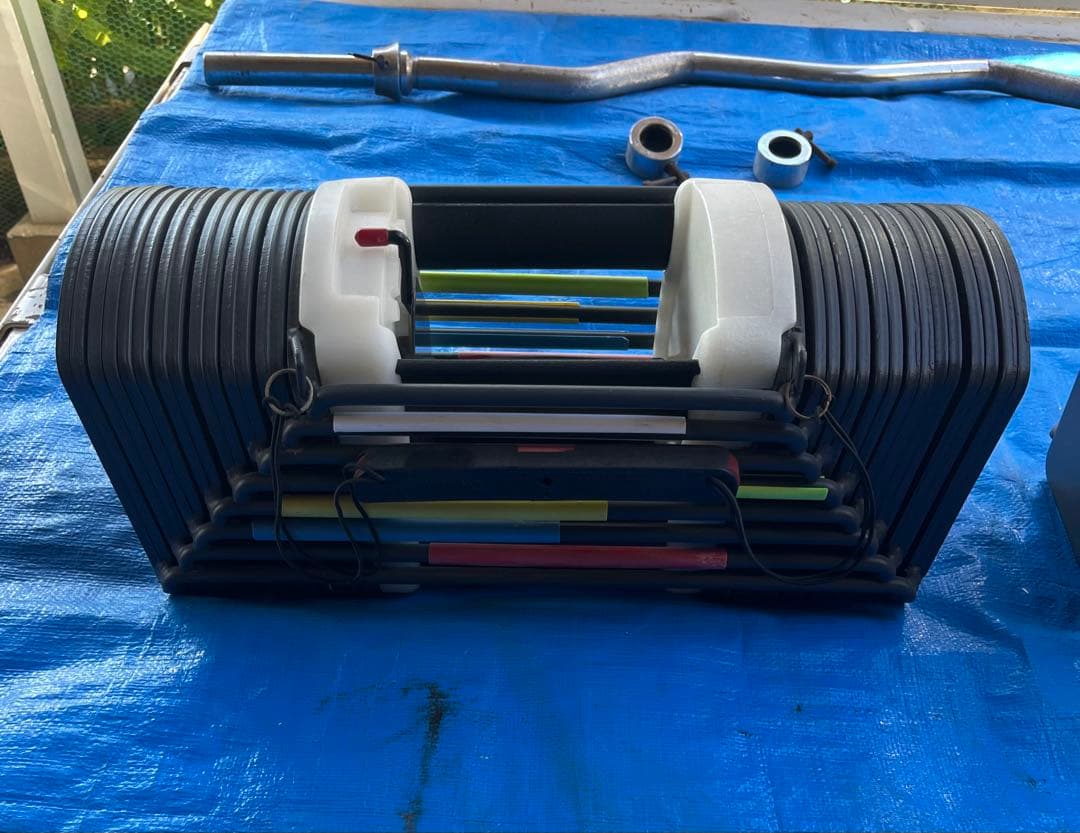 可変式ダンベル　片手最大約40kg×2(引き取り限定)