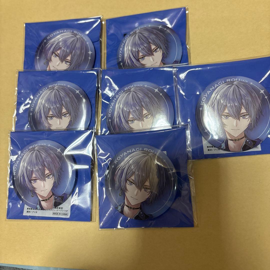 にじさんじ ハーフアニバーサリー 缶バッジ 小柳ロウ