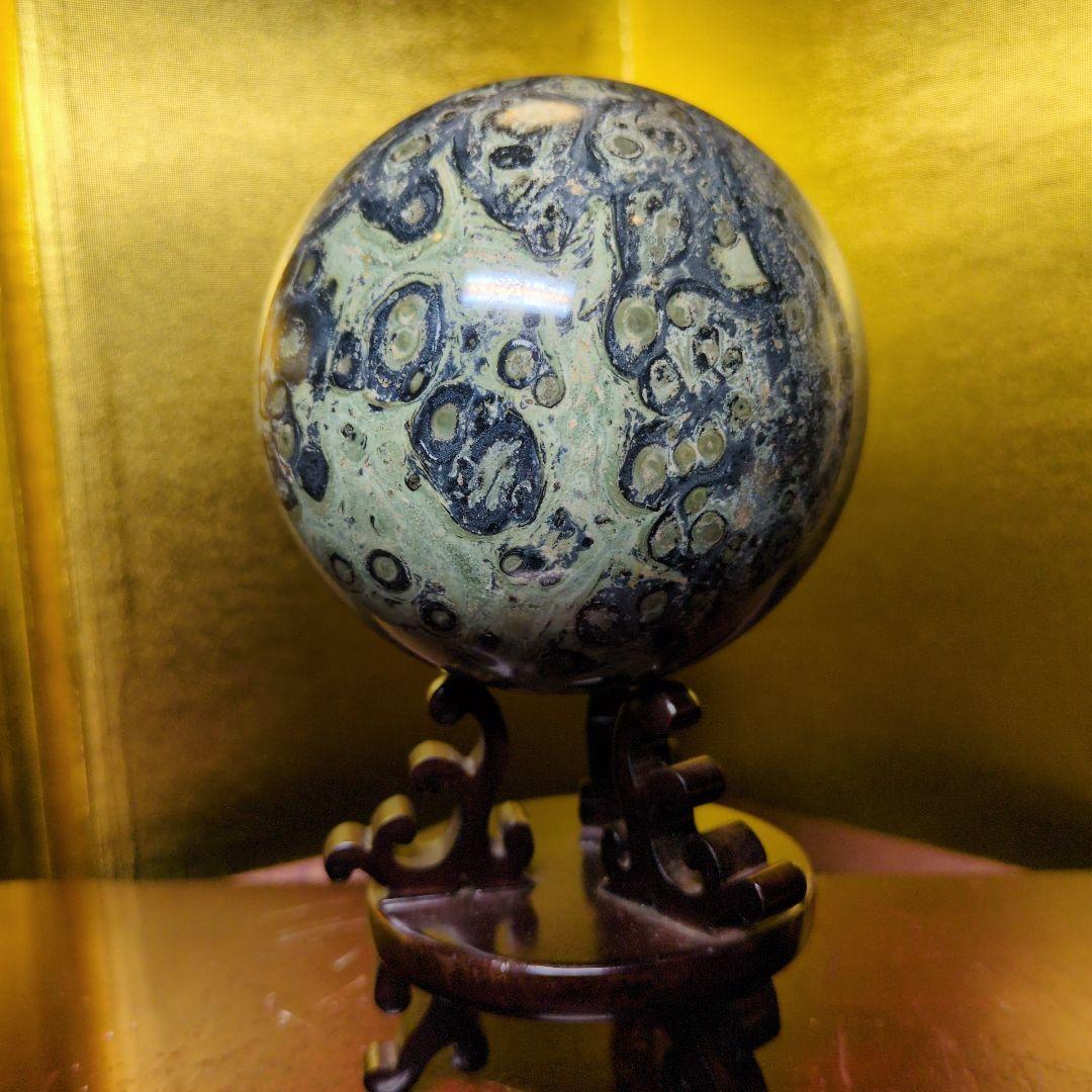 カンババジャスパー スフィア 直径85mm 1kg 丸玉 天然石 パワーストーン