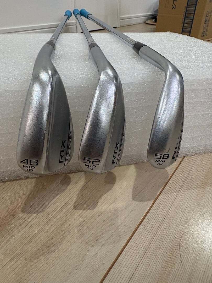 Cleveland RTX 4ウェッジ、48度、52度、58度のロフト角中古品