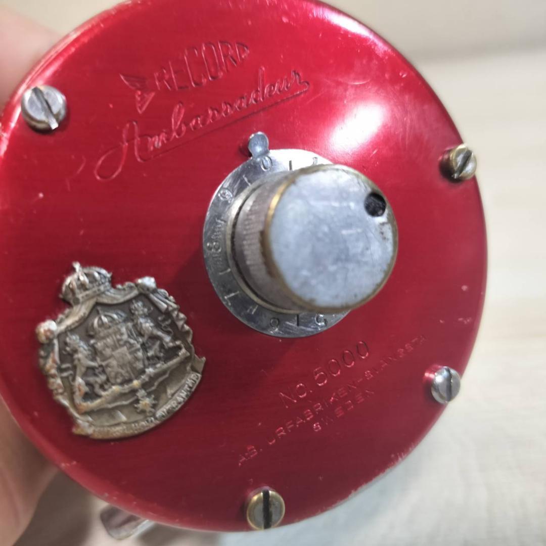 ☆ABU GARCIA アブ アンバサダー 5000 4ネジ　ビンテージリール