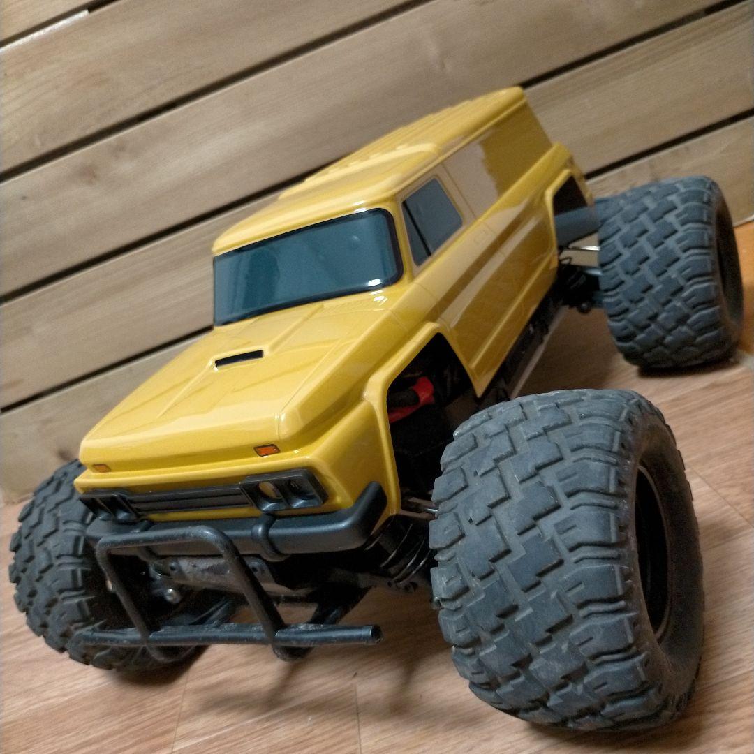 未使用！マッドワゴン　ボディのみ　京商　ランクル60風 マスタードイエロー