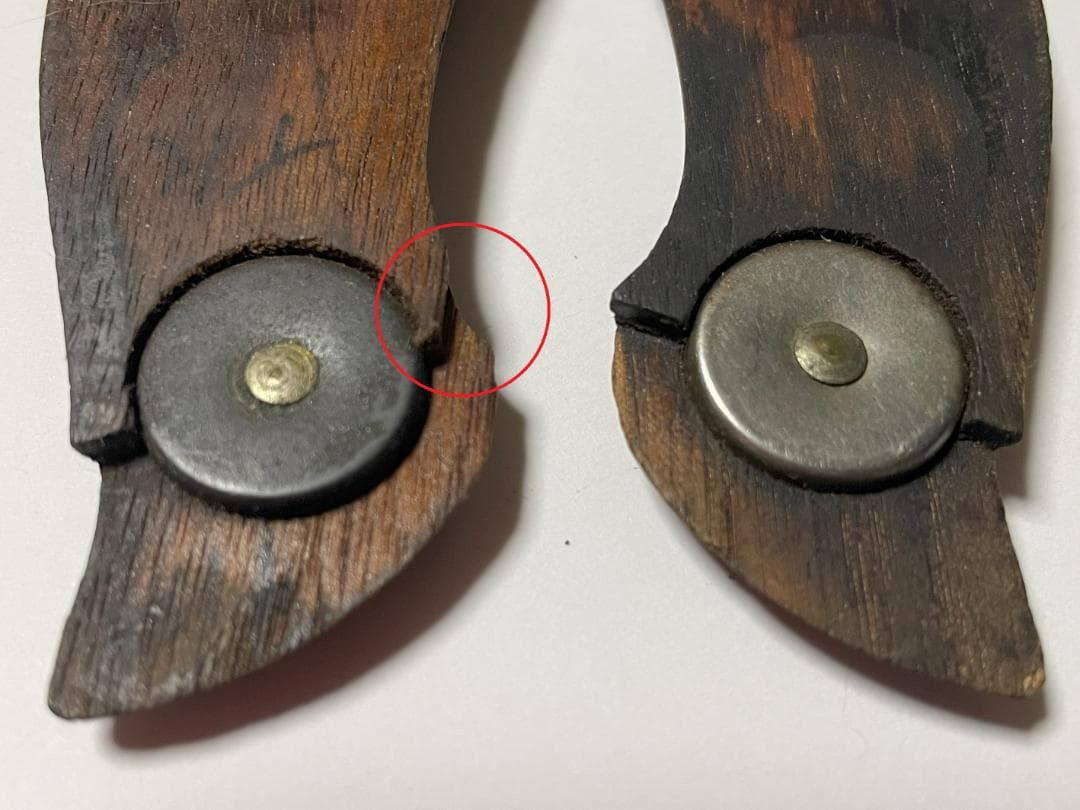 S&W純正 Jフレーム用 チェッカー木製グリップ