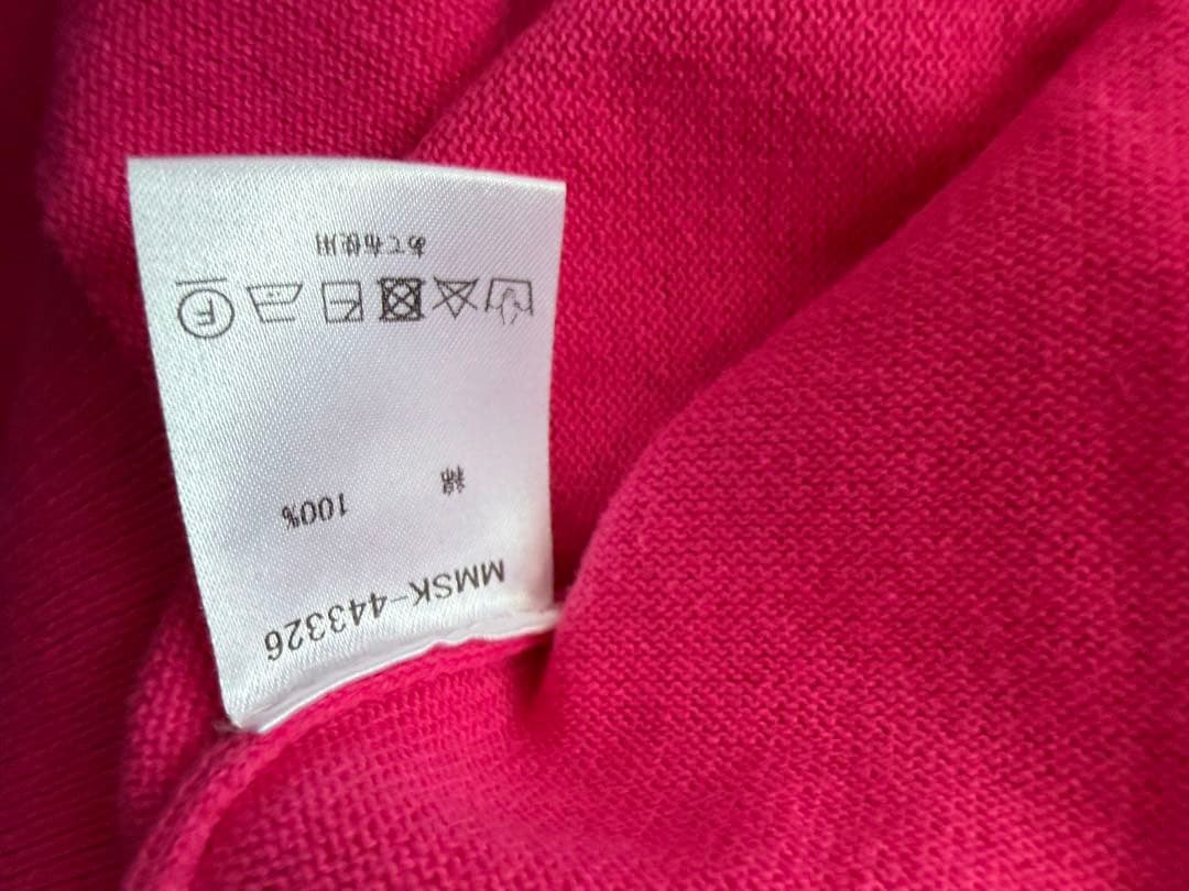 mutaコットンニットピンクサイズ4ムータゴルフウェア