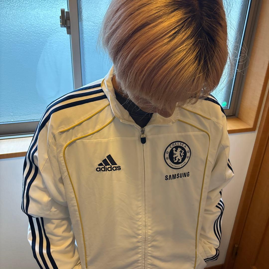 adidas CHELSEA FC ジャケット ホワイト