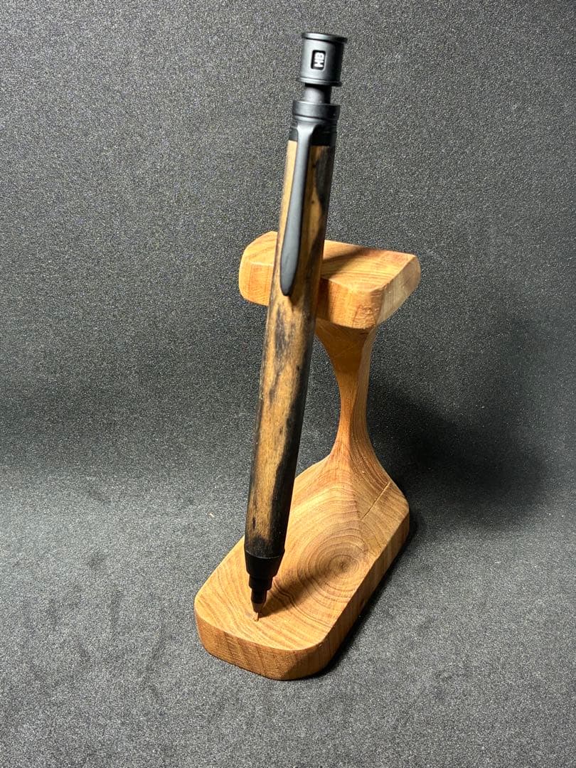 MDS1シャーペン0.5mm 黒柿孔雀杢