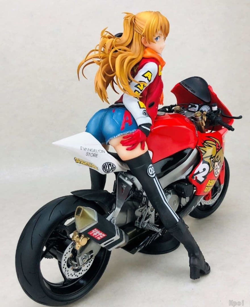 新品未使用　1/6　女性＆バイク　スタチューフィギュア　完成品　アスカ