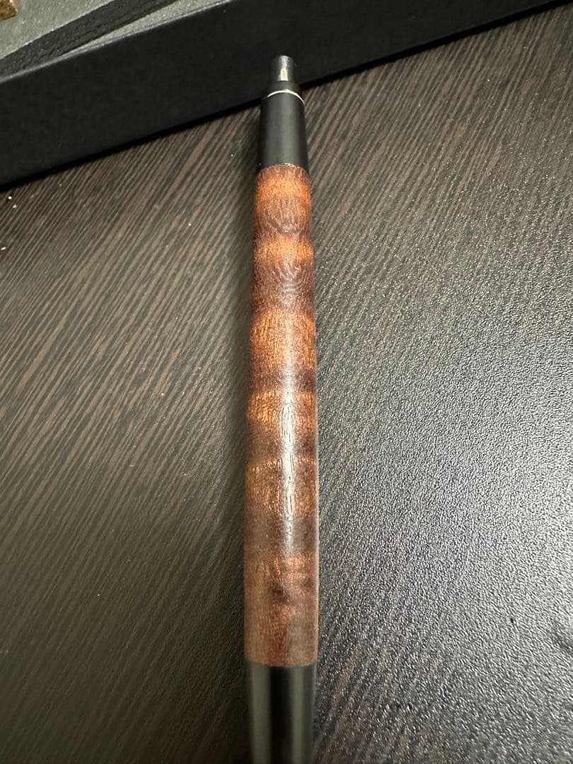 野原工芸 本店限定樹種 本花梨虎杢 極上杢 0.5mm 新型シャープペンシル