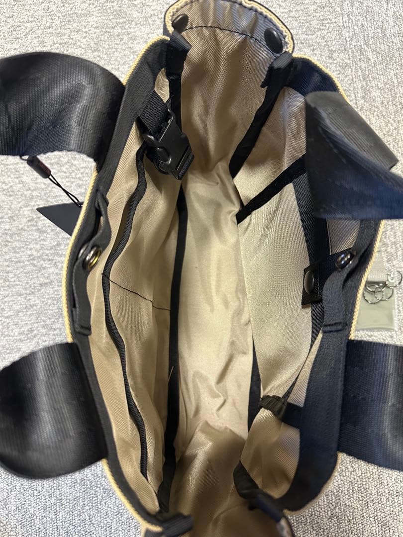 BRIEFING x FRANCK MULLER カートバック ベージュ