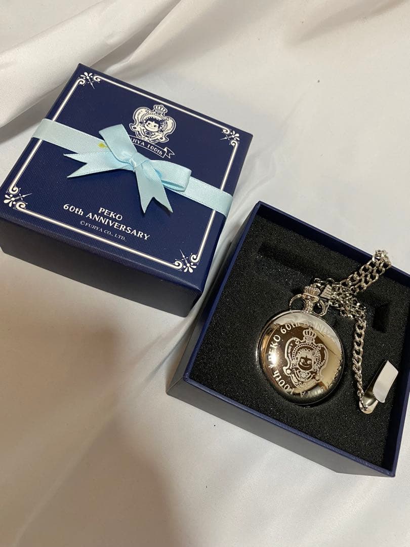 60周年記念　アニバーサリー　ペコちゃん　懐中時計