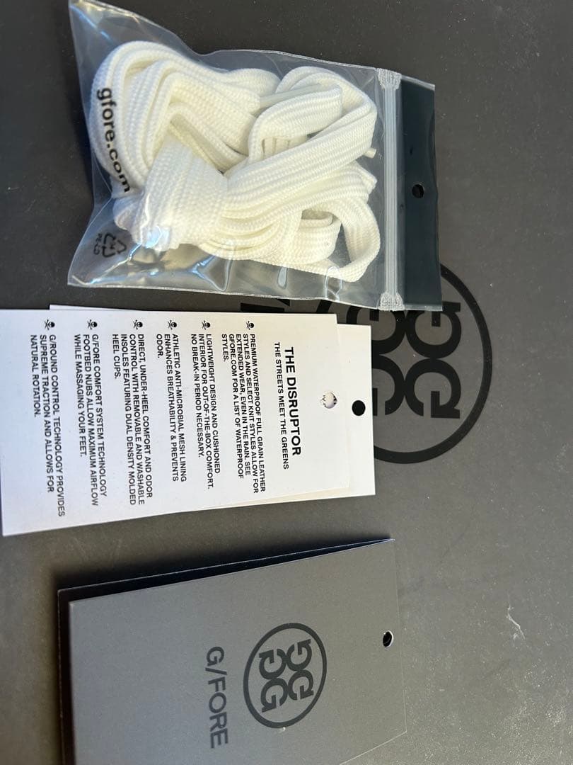 G/FORE スニーカー 23cm ホワイト/ピンク