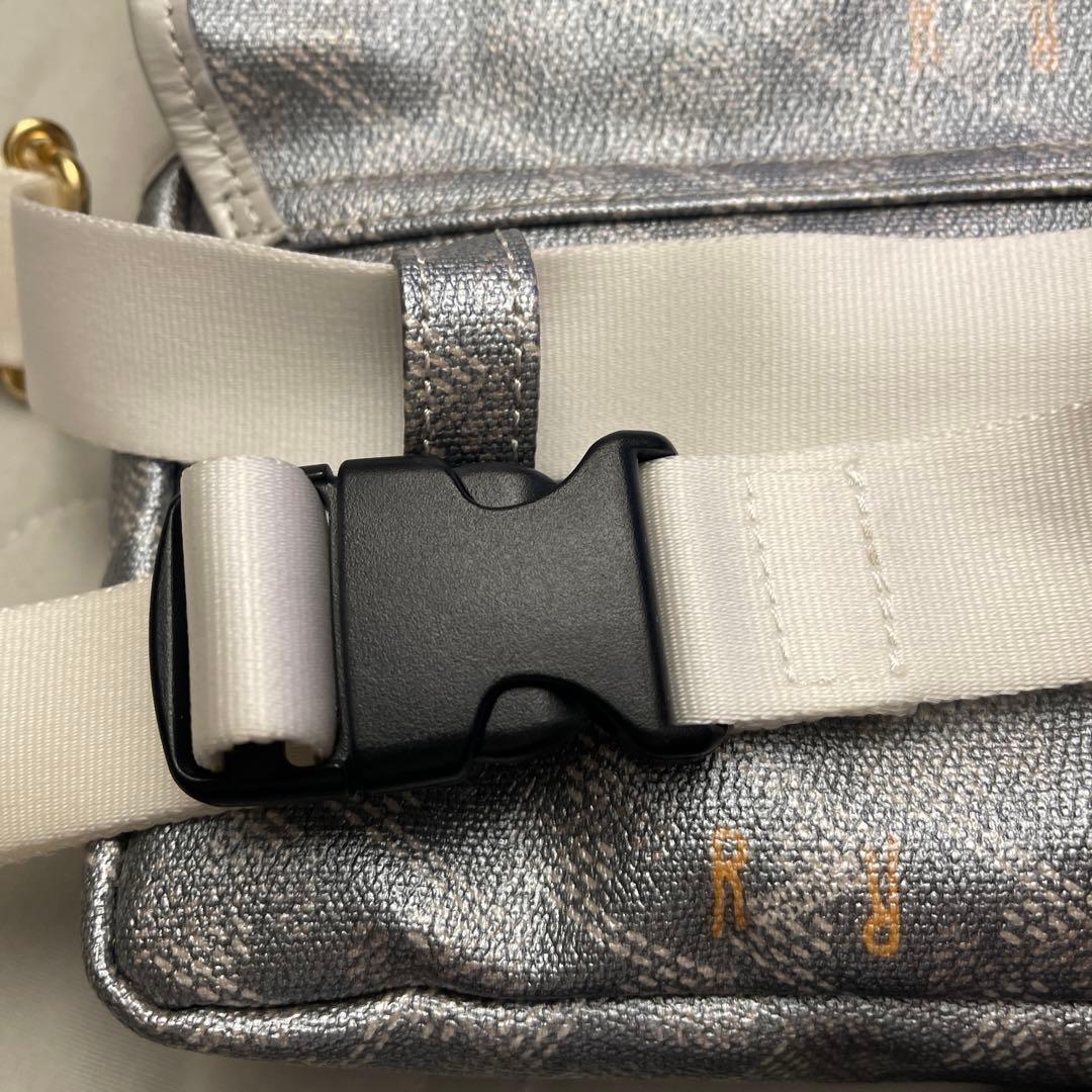 レザレクション Aix No.2 ウエストポーチ シルバーグレー 完売カラー