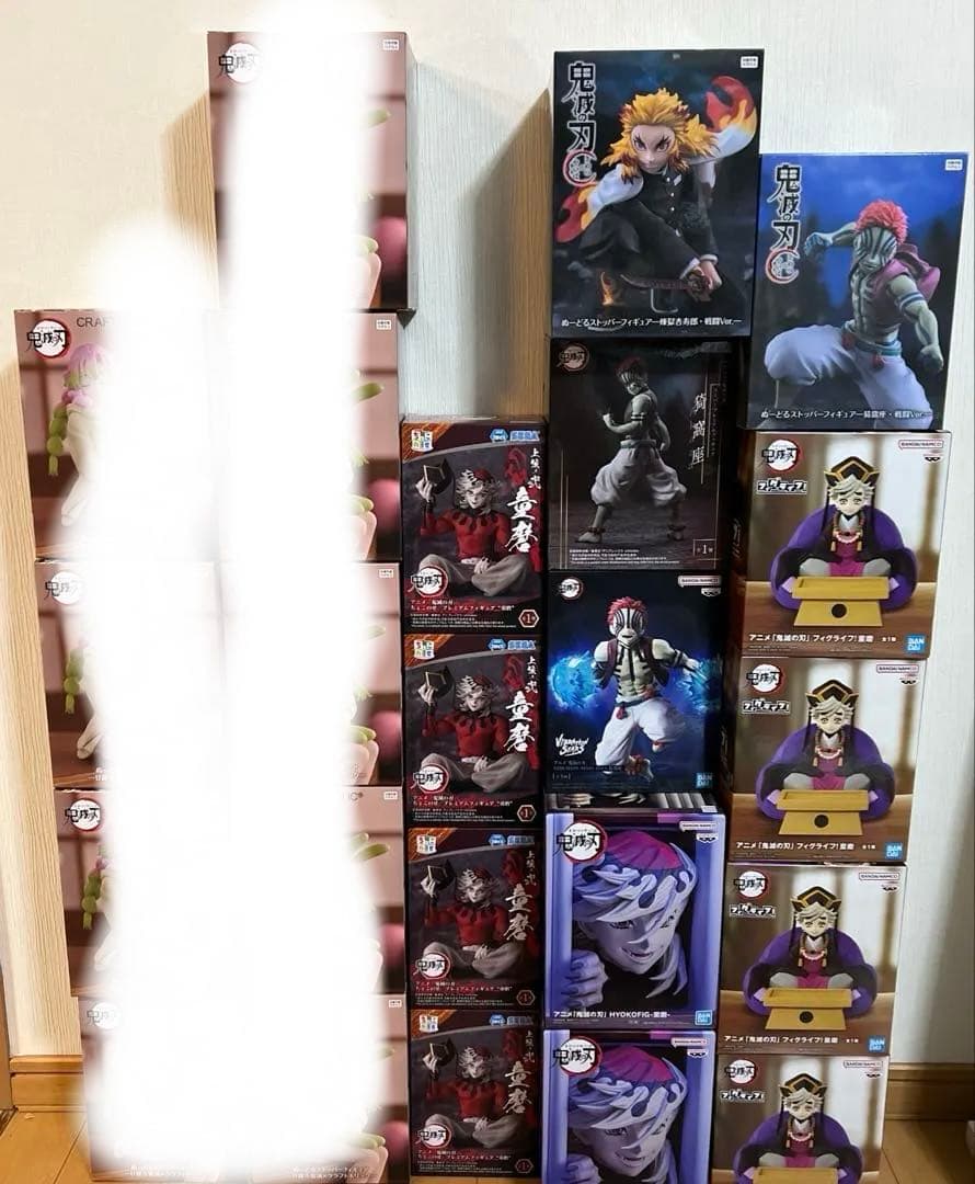 【新品・未開封】鬼滅の刃　フィギュアまとめ売り　14点セット　童磨　猗窩座　煉獄