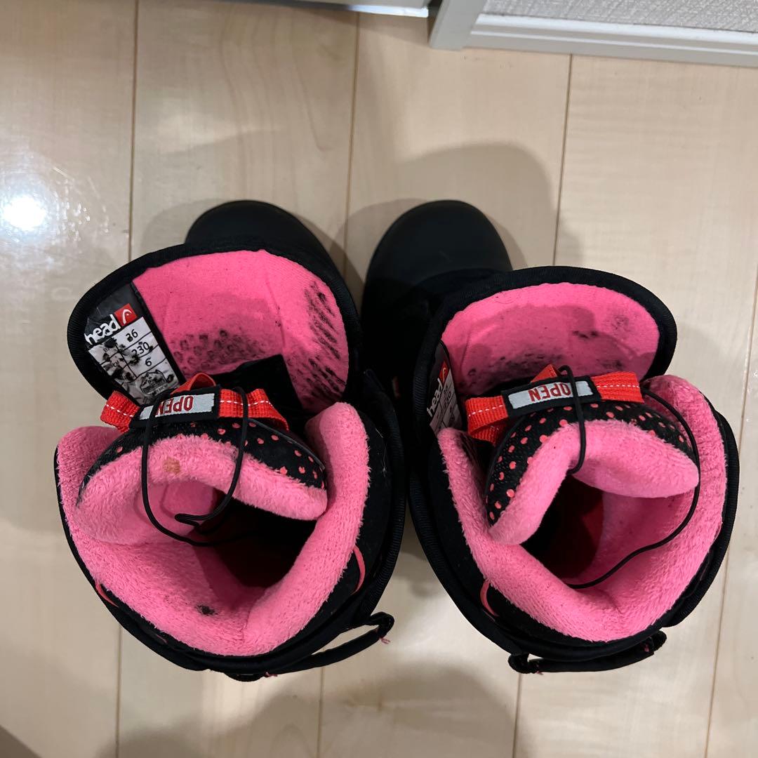 【比較的美品_即日発送】head スノボブーツFIVE WMN BOA 23cm