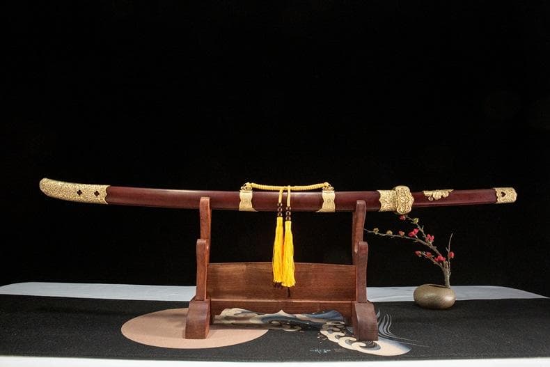 白纓佩刀 模造刀 居合刀 武士道 武具 漢剣 唐刀 龍泉剣 手鍛造打