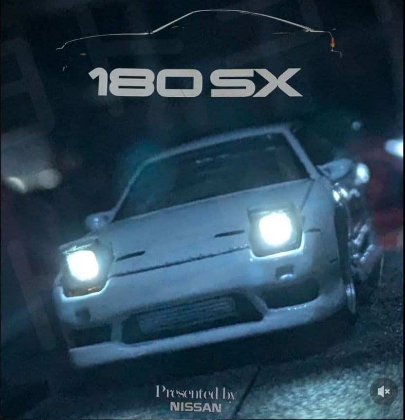 トミカプレミアム　180SX風　改造【電飾品】