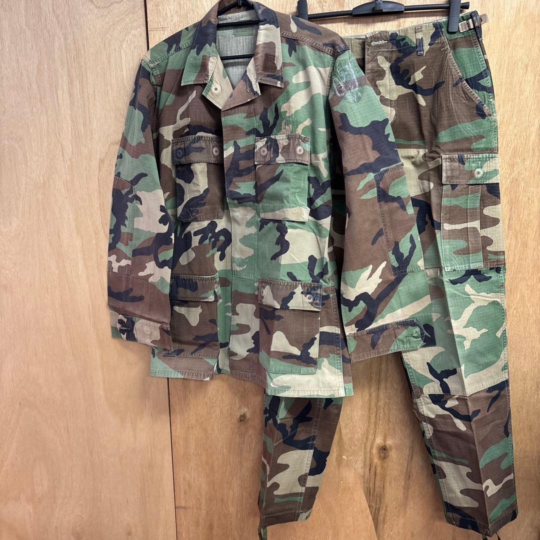 迷彩 ミリタリージャケットとパンツセット0128o139