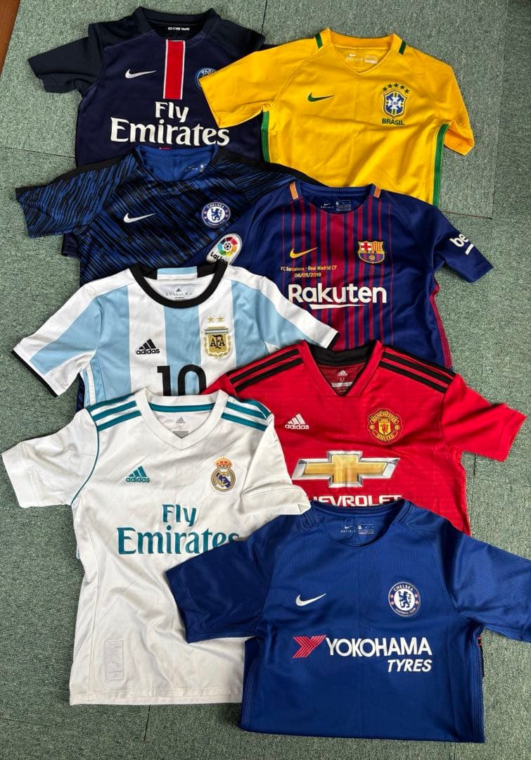 ⭐︎サッカー⭐︎欧州.代表チーム　レプリカユニフォーム　キッズサイズ！！