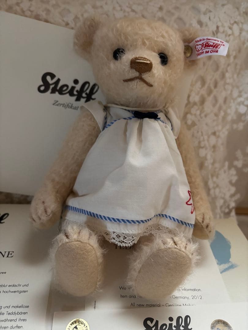 【レア】シュタイフサマードレス035951 JUNE テディベア