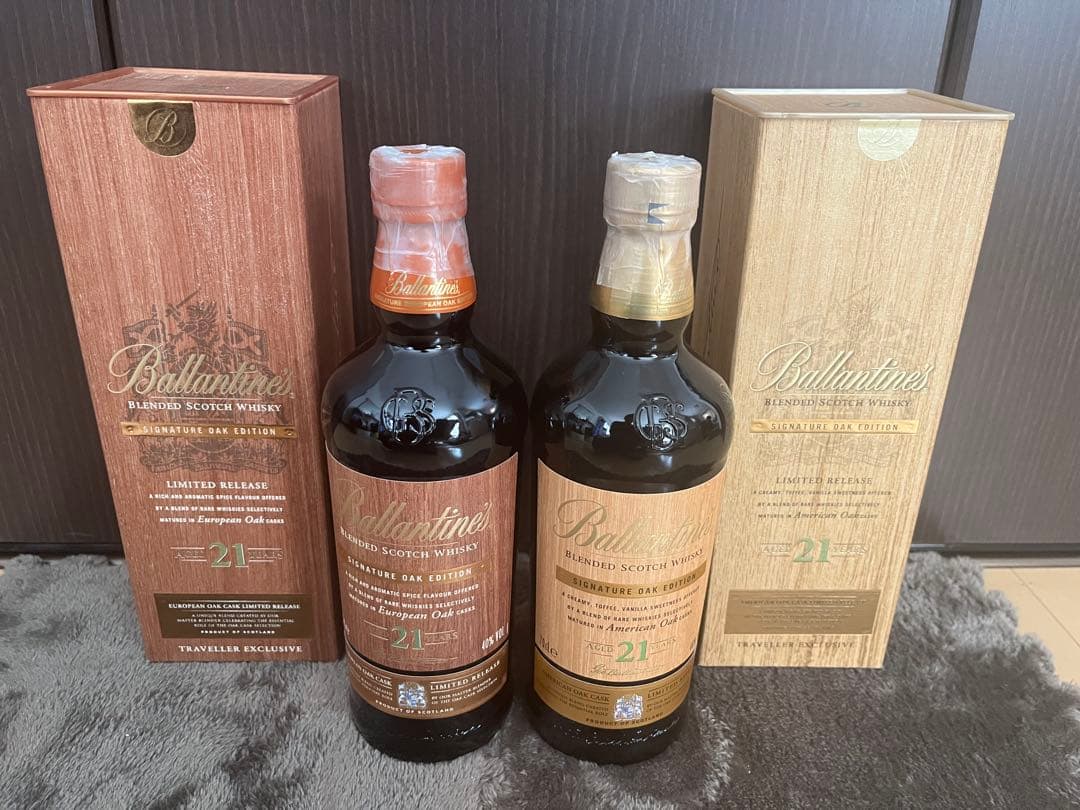 k*o様 バランタイン21年限定版セット　ヨーロピアンオーク＆アメリカンオーク