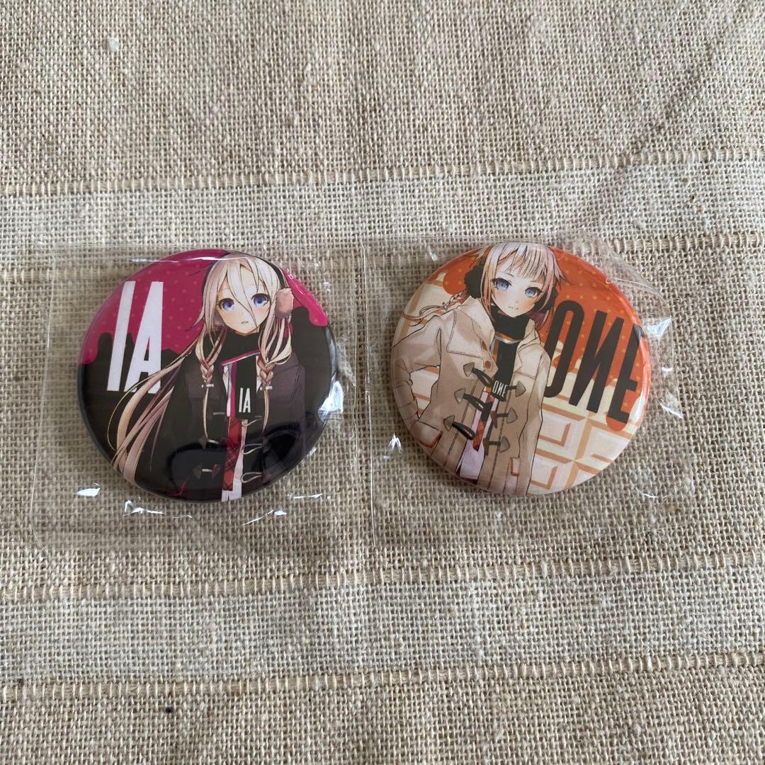 匿名配送 レア VOCALOID IA ONE 特典 非売品 ミニ缶バッジ 8点