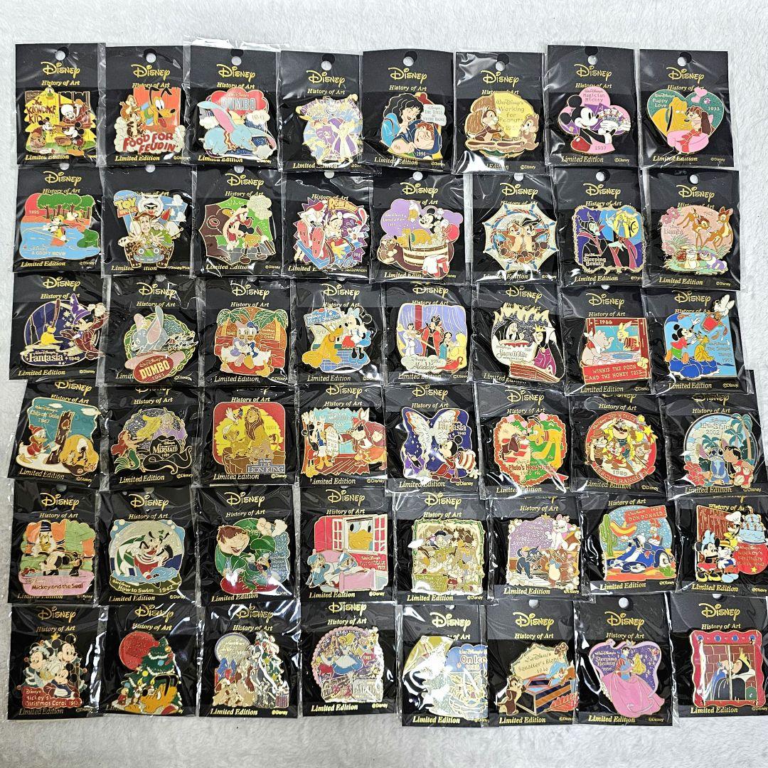 Disney History of Art キャラクター 限定ピンバッジ