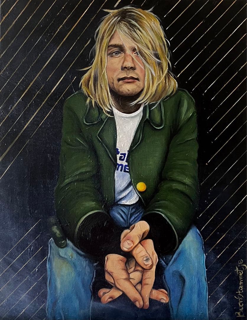 油絵原画　 Cobain