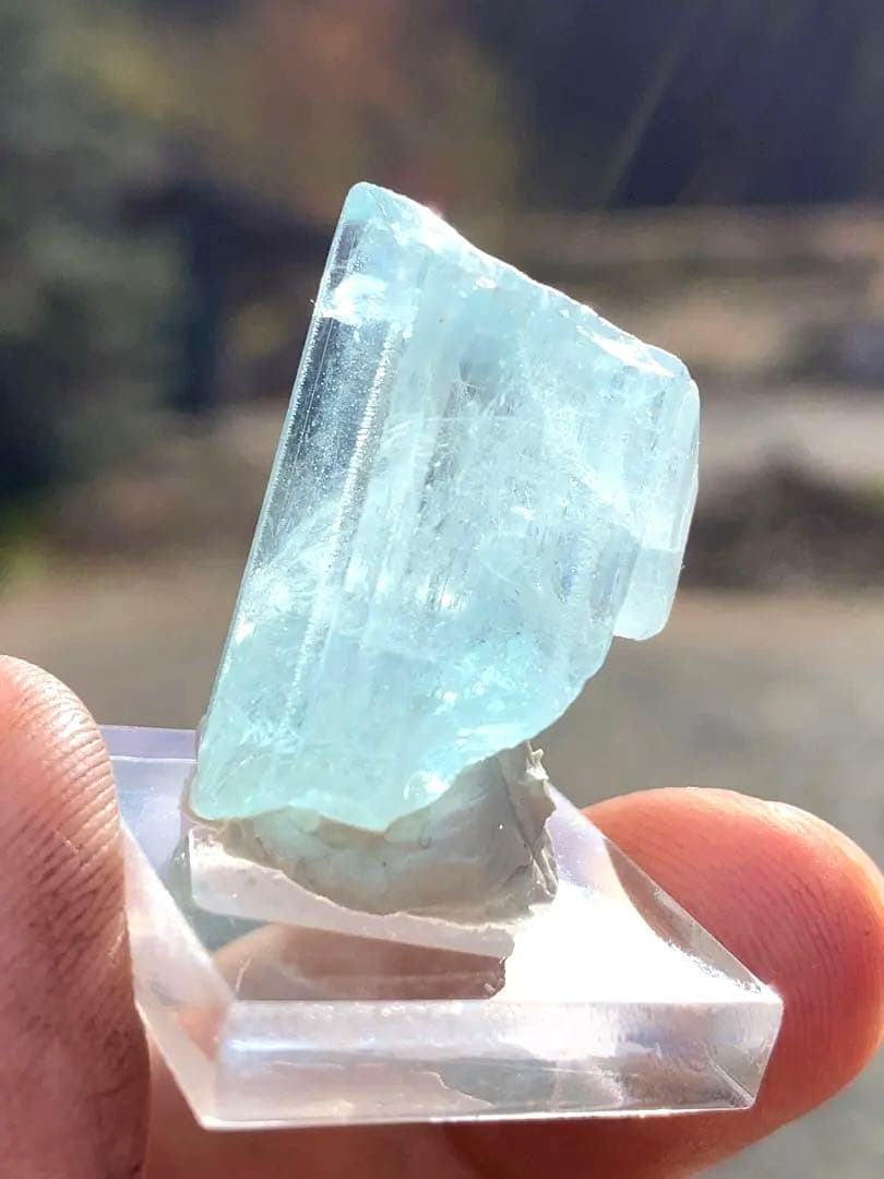 アクアマリン 原石 天然石 パキスタン産 結晶 透明 インテリア ジュエリー 2