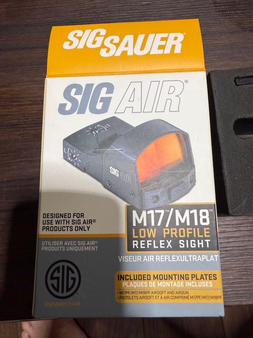 SIG AIR M17/M18 ロープロファイルリフレックスサイト