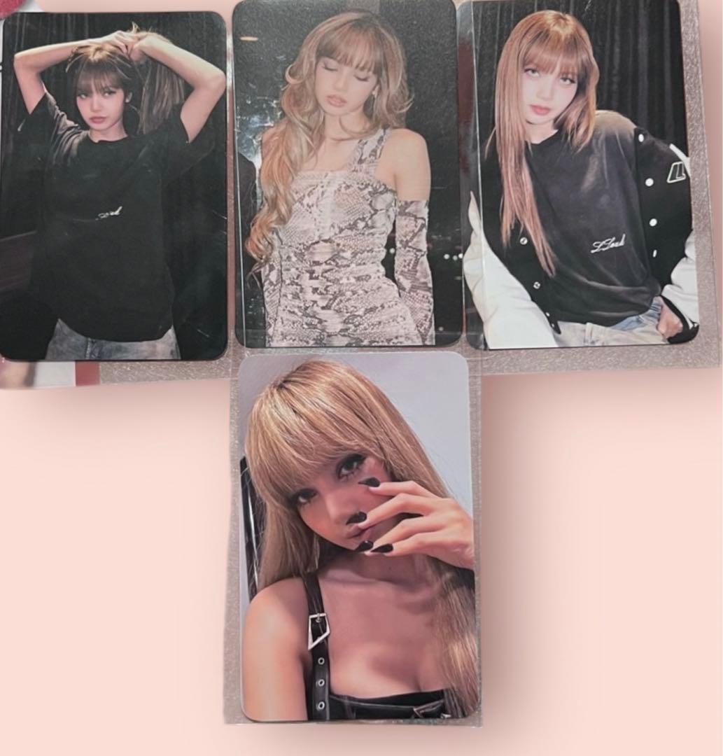 限定 LISA POP-UP トレカ BLACKPINK 4枚セット