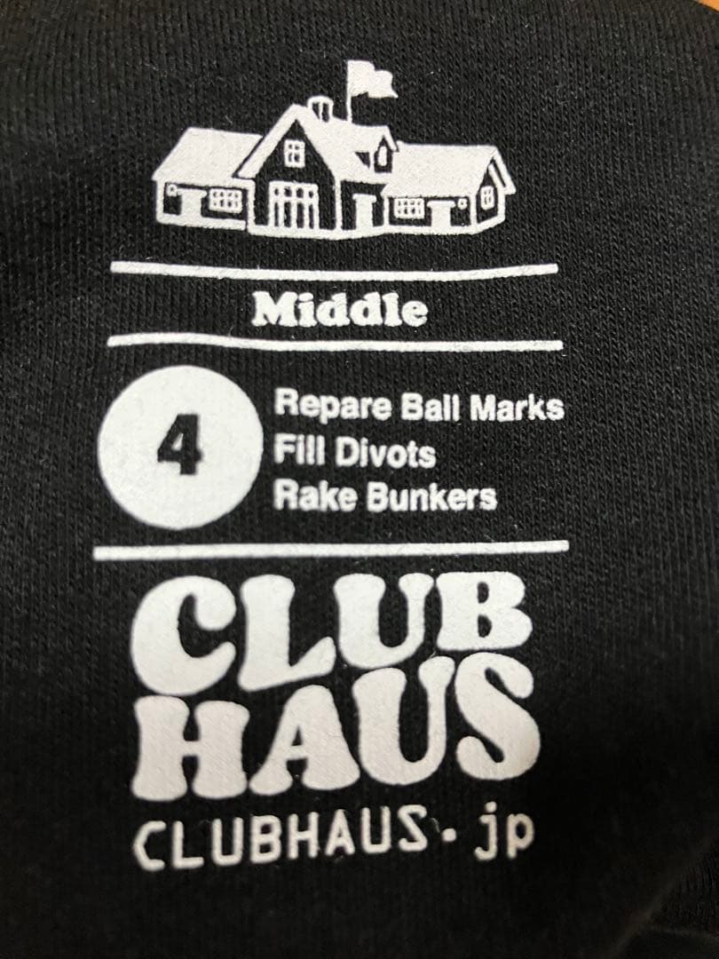 CLUB HAUS ゴルフ モックネックシャツ ブラック