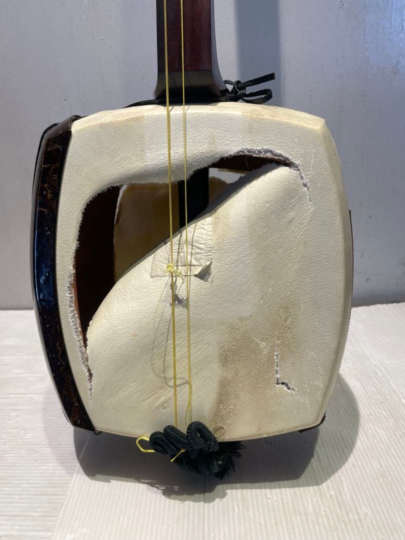 三味線　ケース付き　袋　和楽器　趣味　機材　年代物