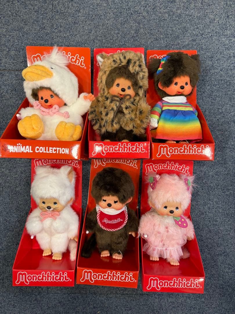 EU限定モンチッチ ぬいぐるみ 6点セット