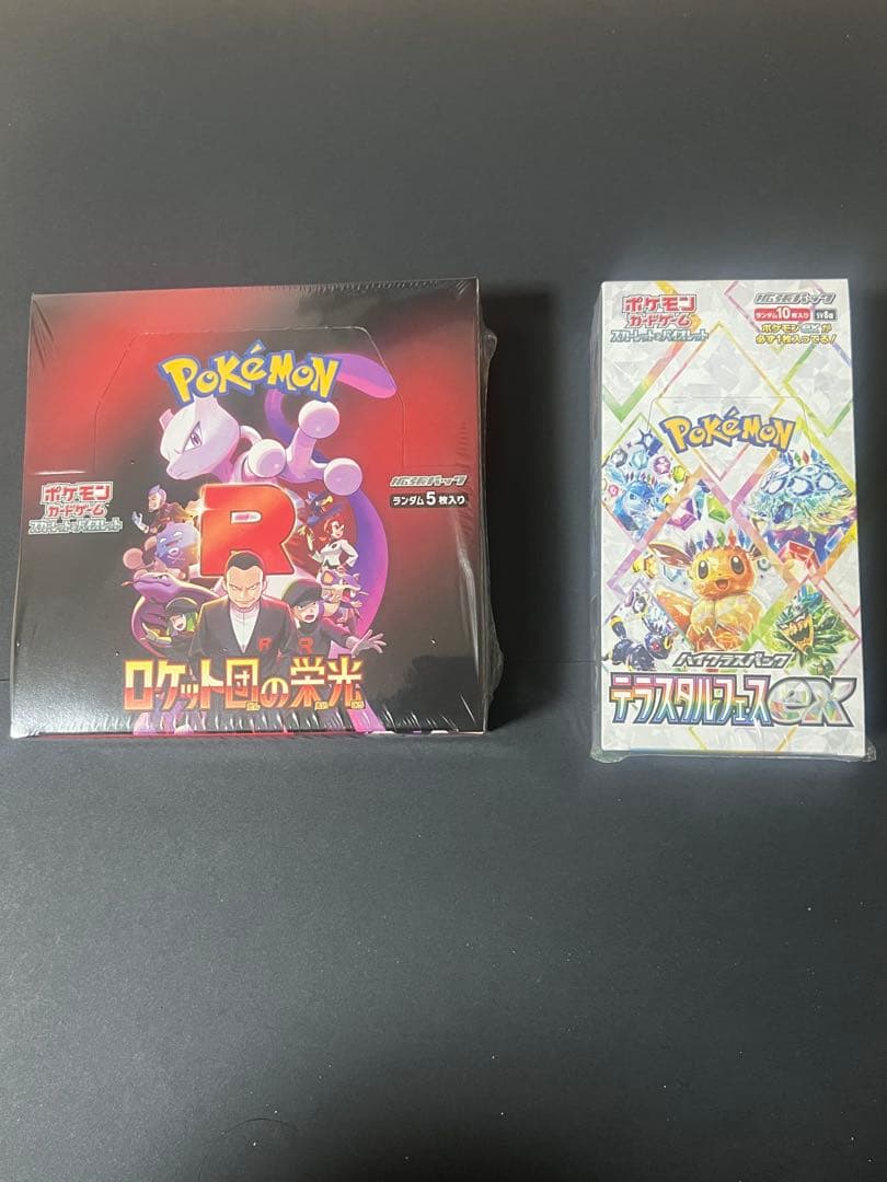 ゆ*ん様 特別セット ロケット団の栄光テラスタルフェスex 各1箱 新品未開封シ