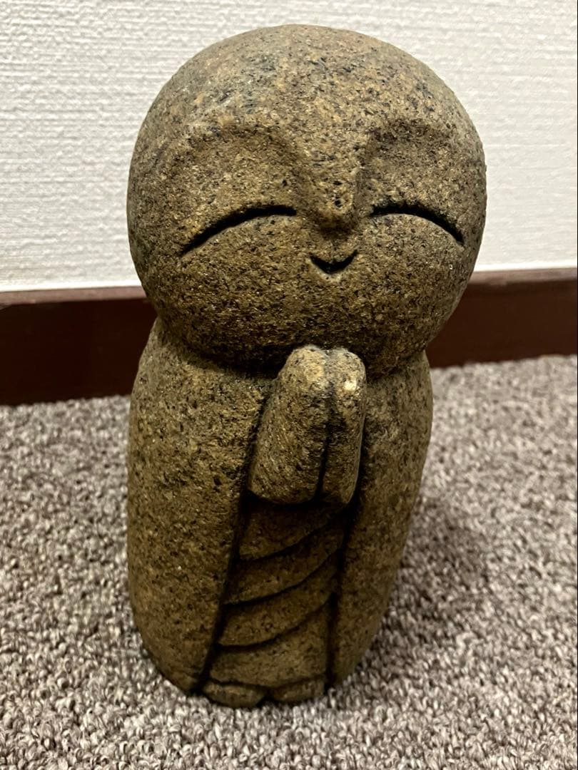 石神彫刻工房　石んこ地蔵　ありがとう　オブジェ