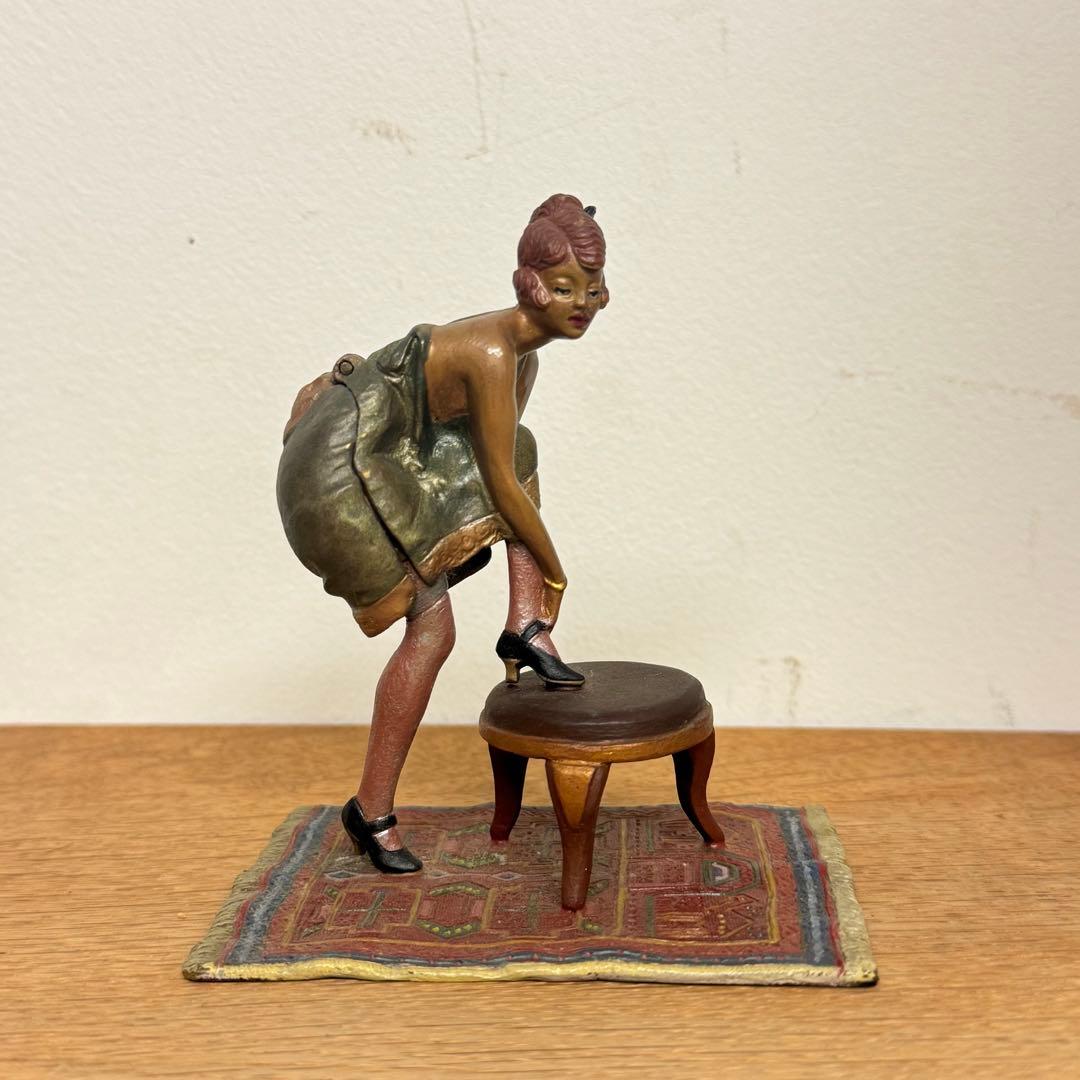 金属製 女性像 エロ ヌード 春画 アンティーク