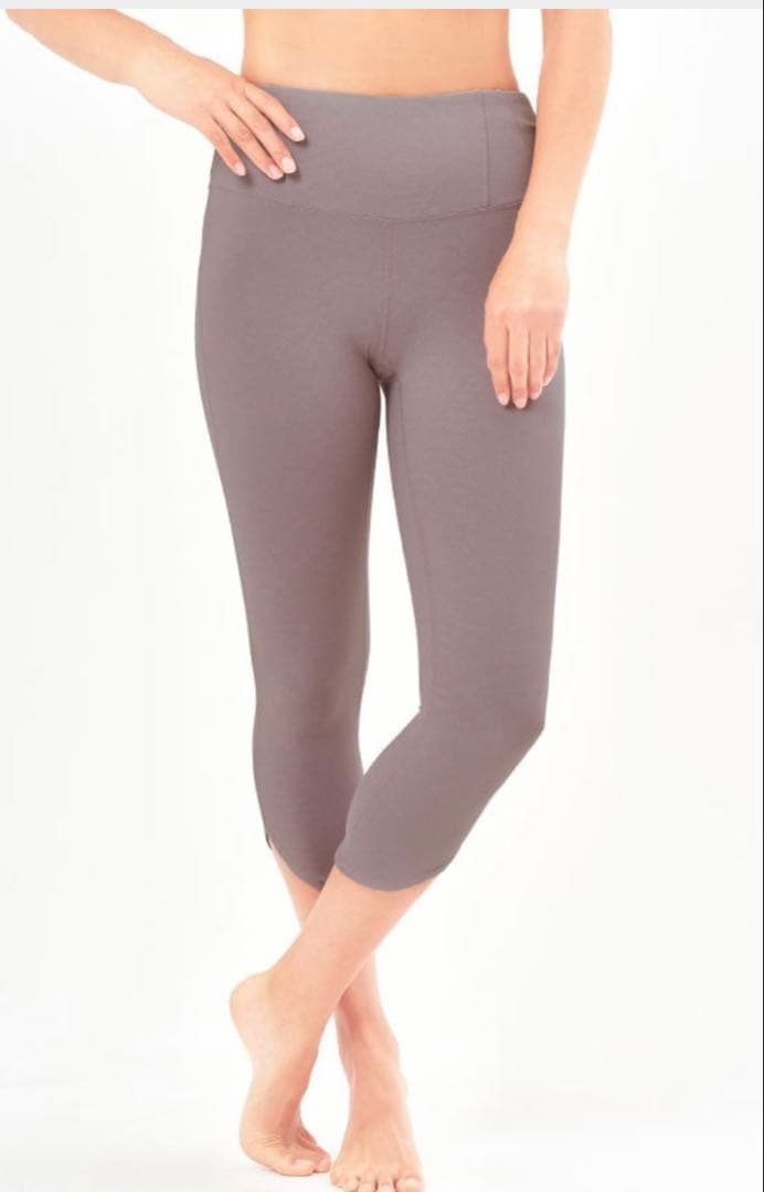 SUKALA デニム　クロップド　レギンス　チャコールグレー　Mサイズ